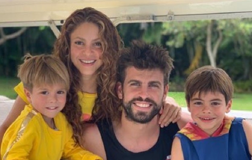 Shakira y su familia