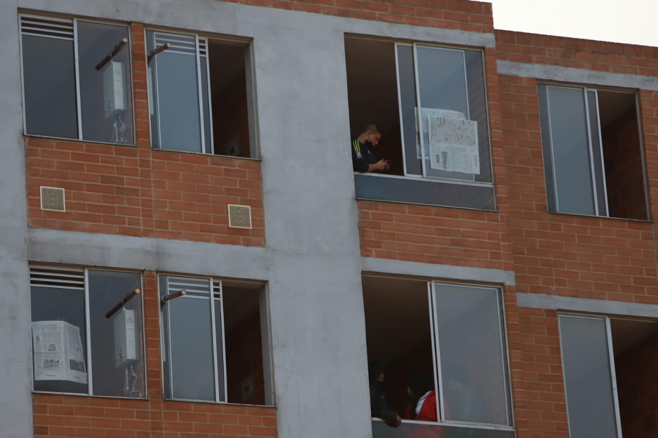 Protestas en un conjunto de Soacha