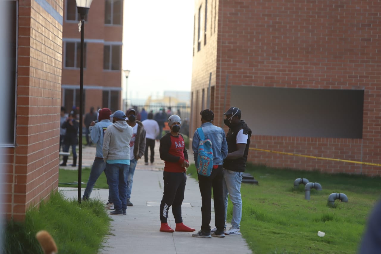Protestas en un conjunto de Soacha