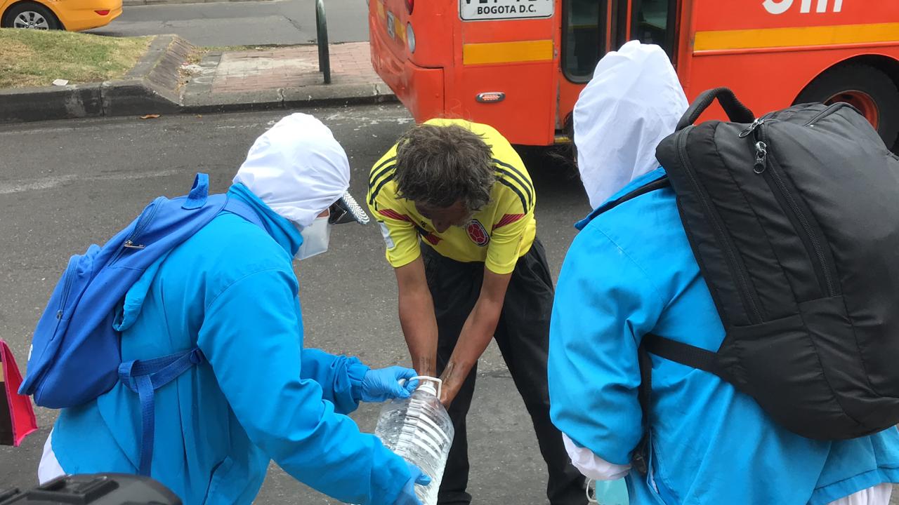 Habitantes de calle de Antonio Nariño fueron atendidos, en plena pandemia