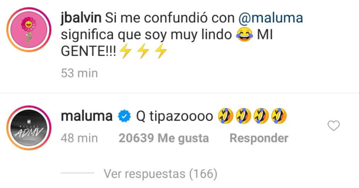 Captura del Instagram de J Balvin