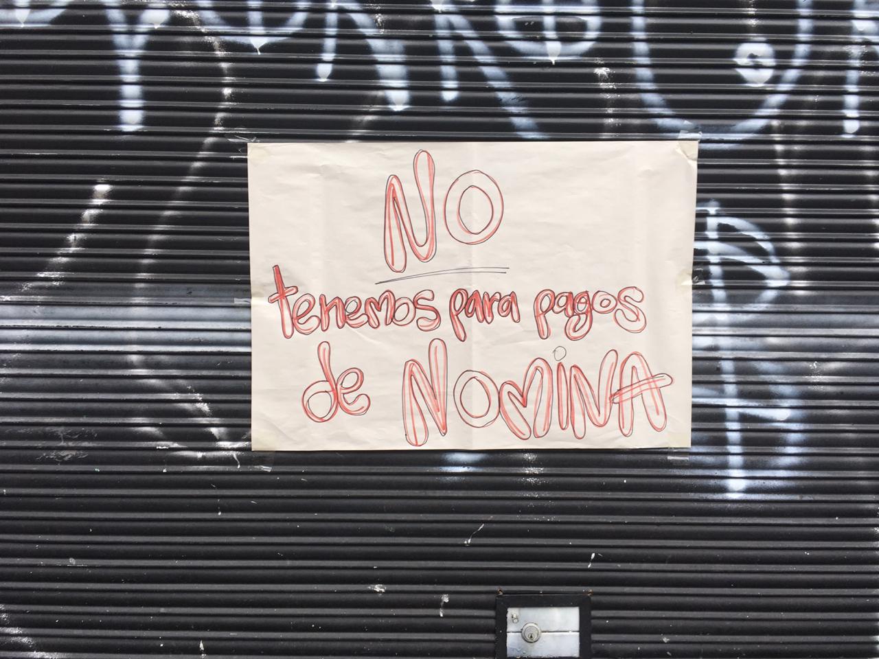 Comerciantes del centro de Bogotá.