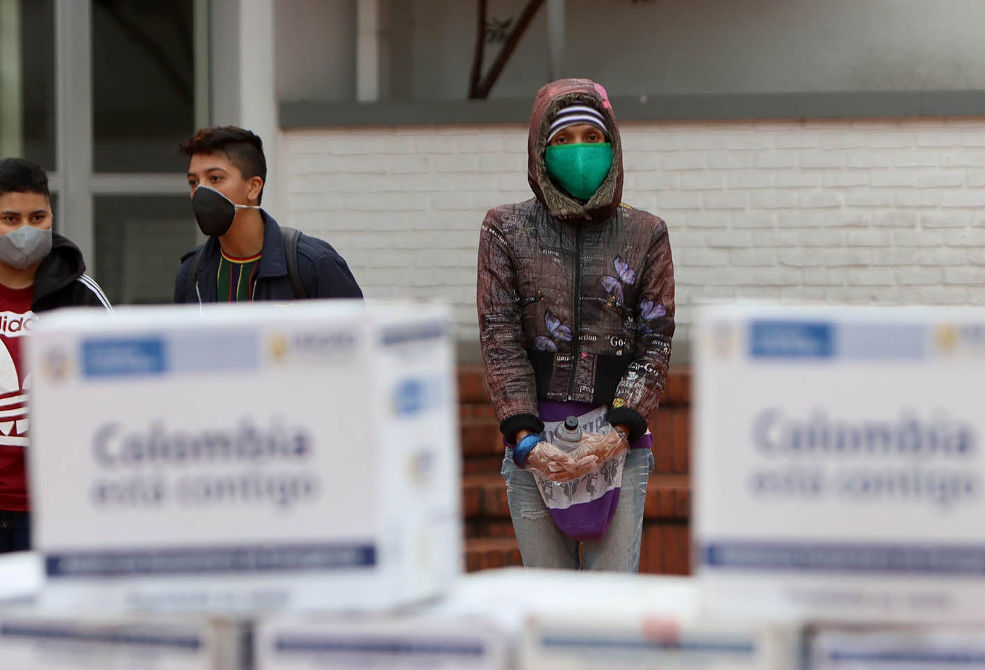 Entrega de ayudas a comunidad LGBTI de Bogotá / Cuarentena en Colombia