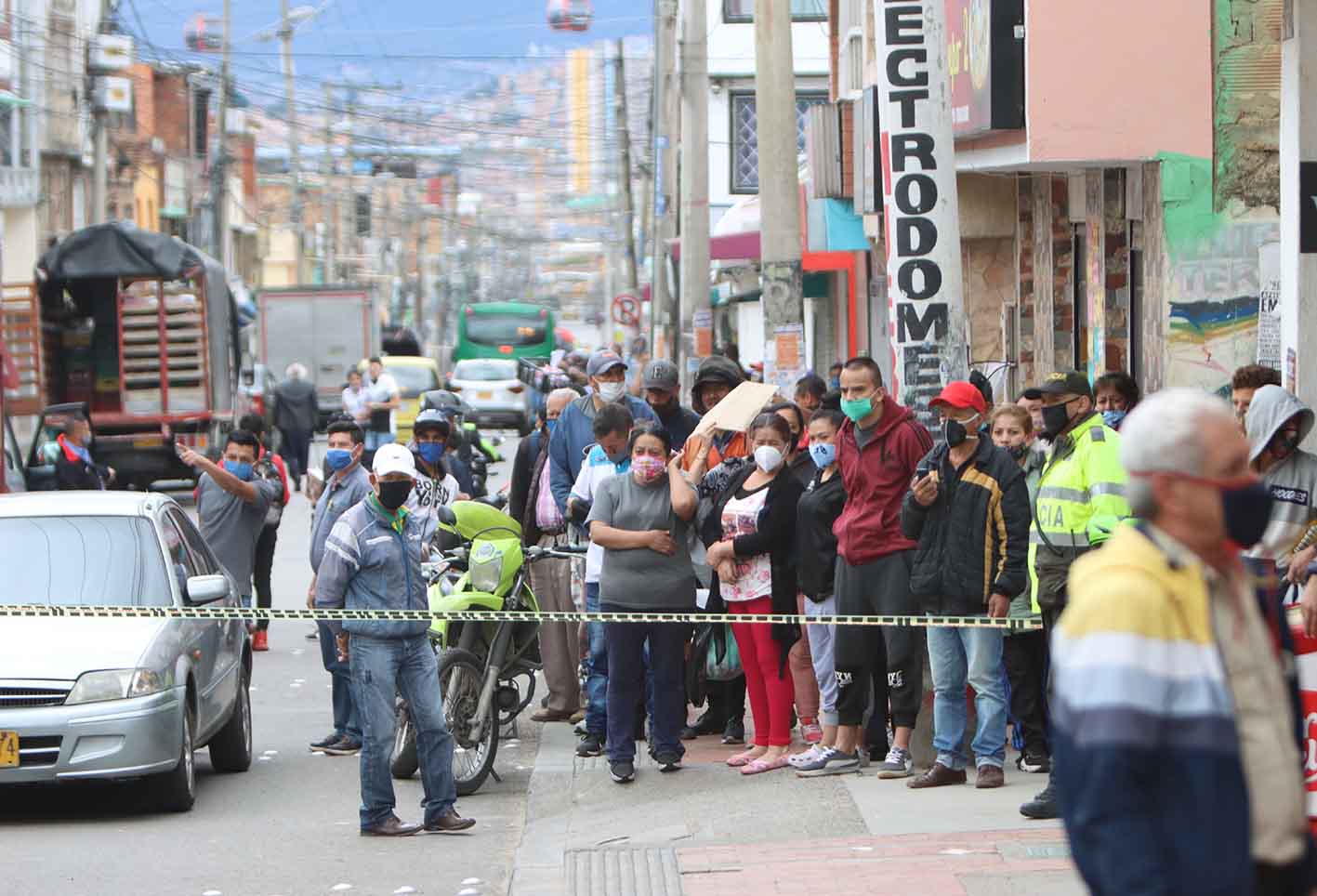 Desplome de bodega de supermercado en Ciudad Bolívar