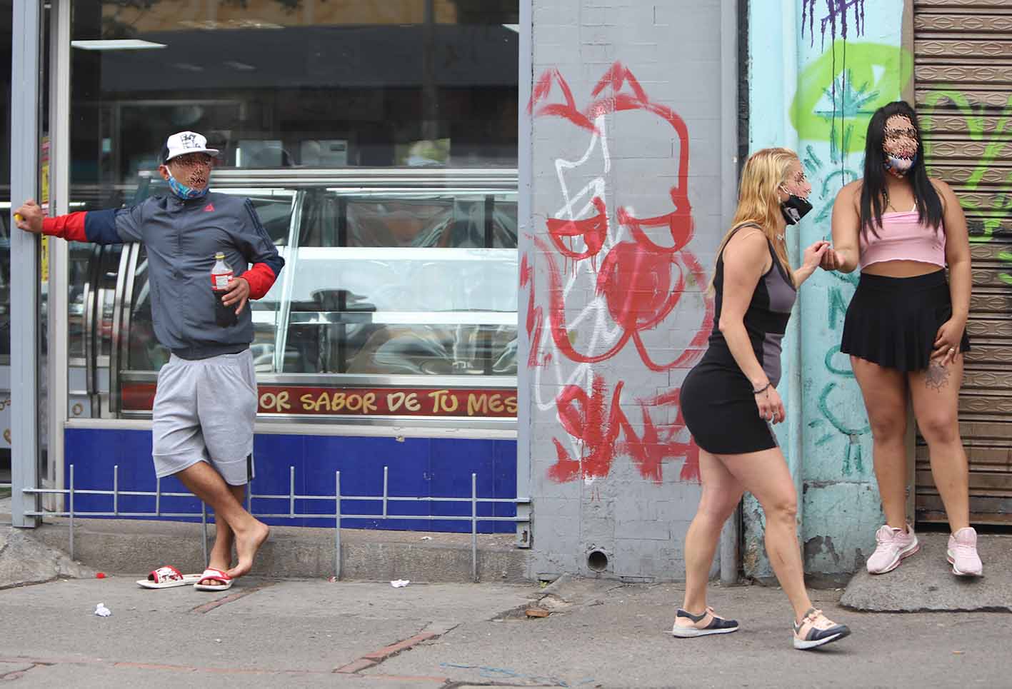 Trabajadoras sexuales violan cuarentena en Bogotá / coronavirus en Colombia