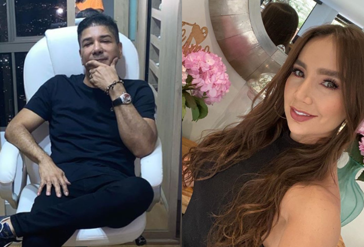 Iván Calderón y Paola Jara