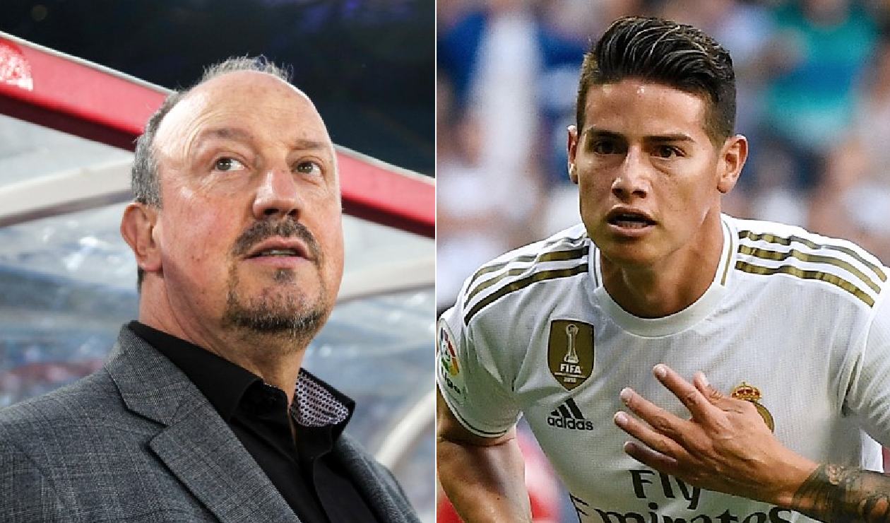 James Rodríguez, Rafa Benítez