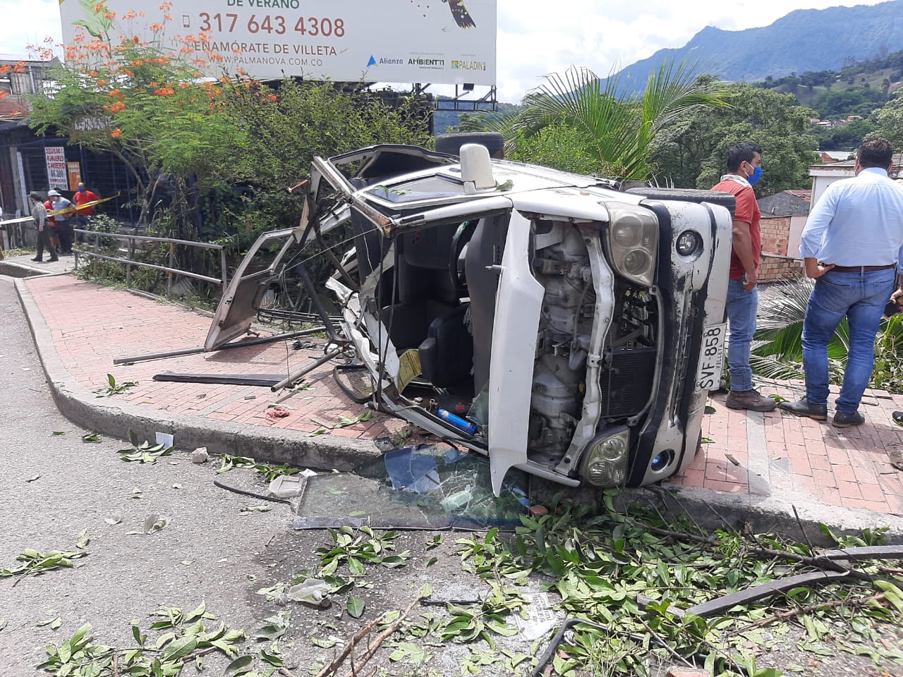 Accidente en Villeta