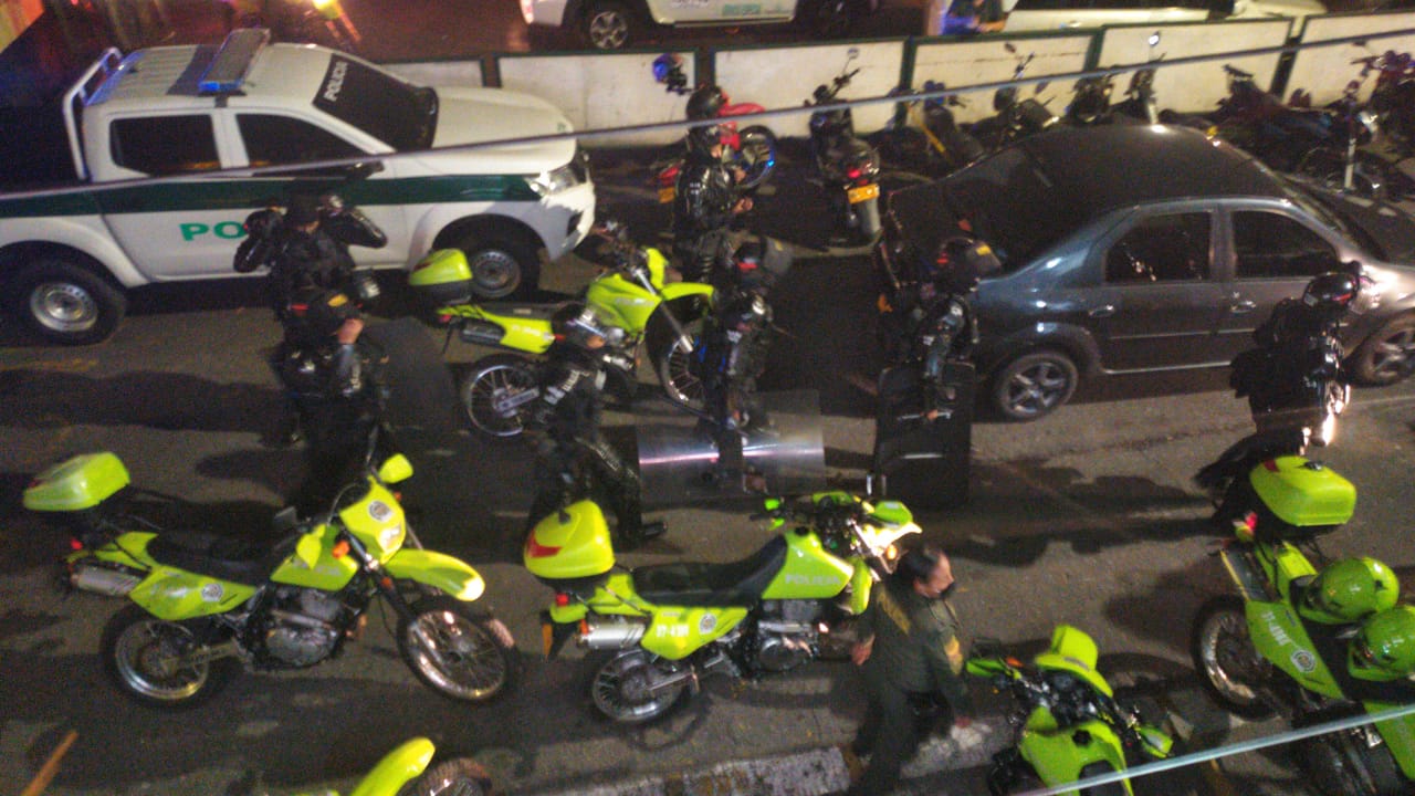 Operativo de recaptura de internos que se fugaron en Copacabana, Antioquia.