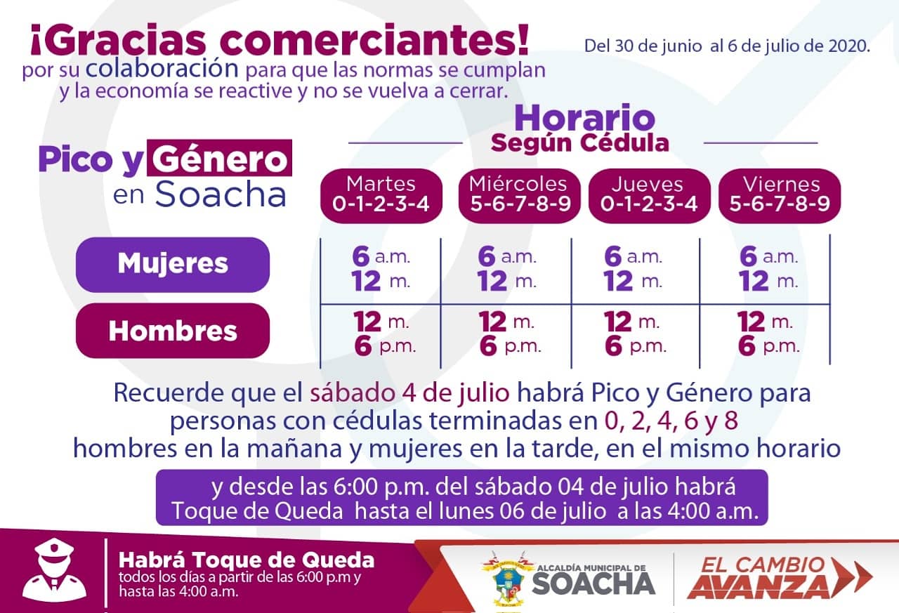 Pico y género Soacha