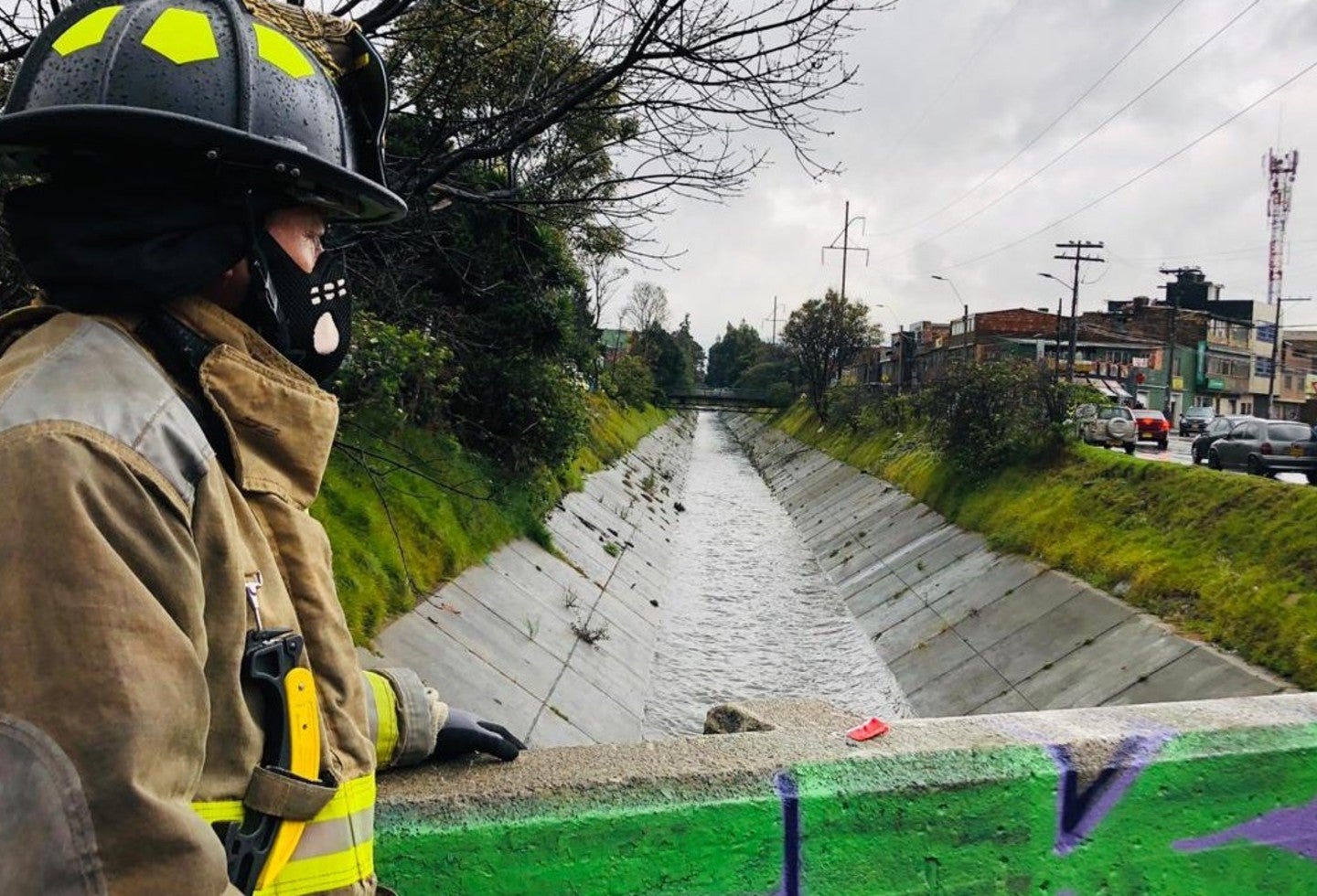 Rescate de Bomberos en Bogotá