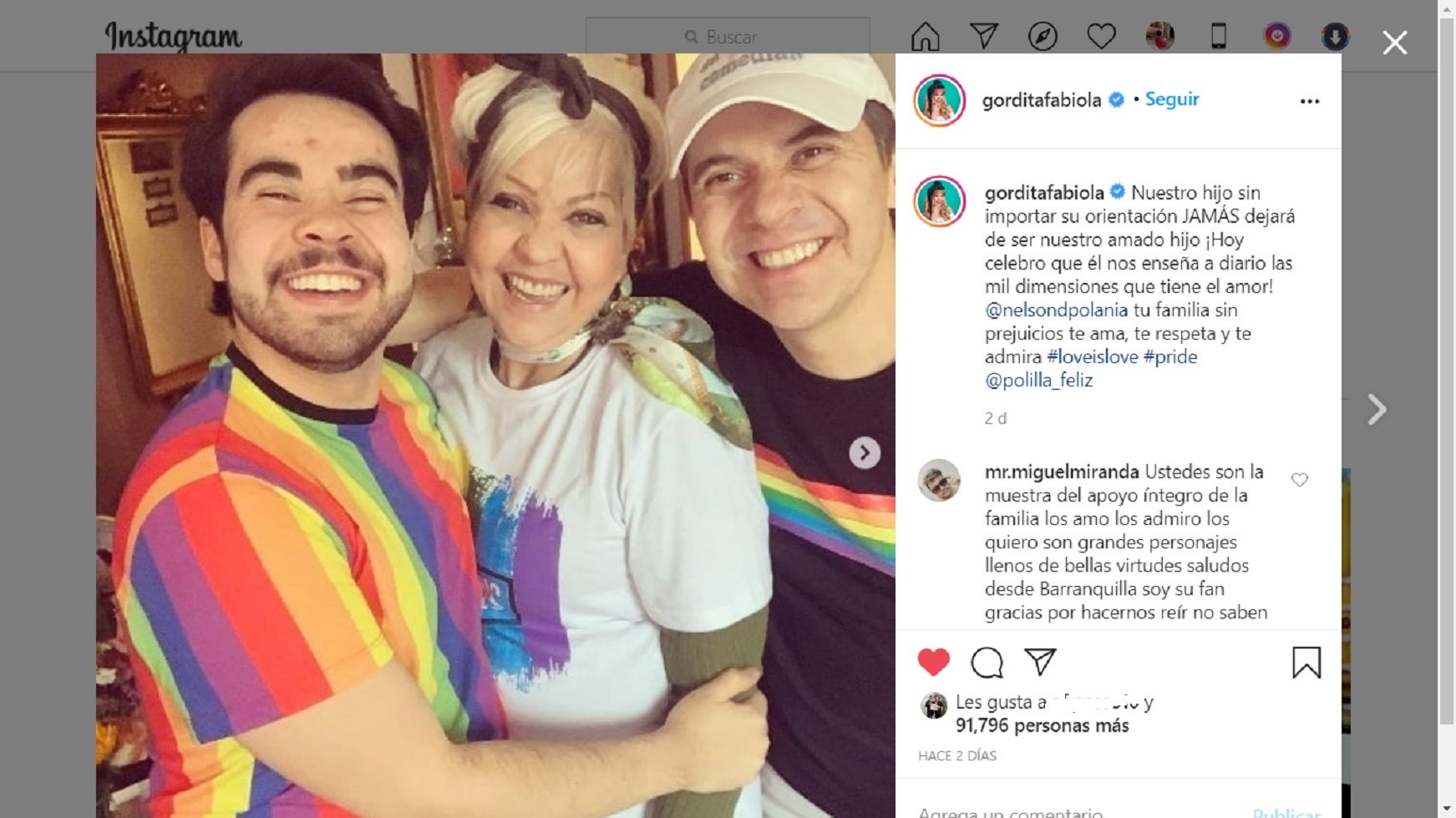 Gorda Fabiola y su hijo