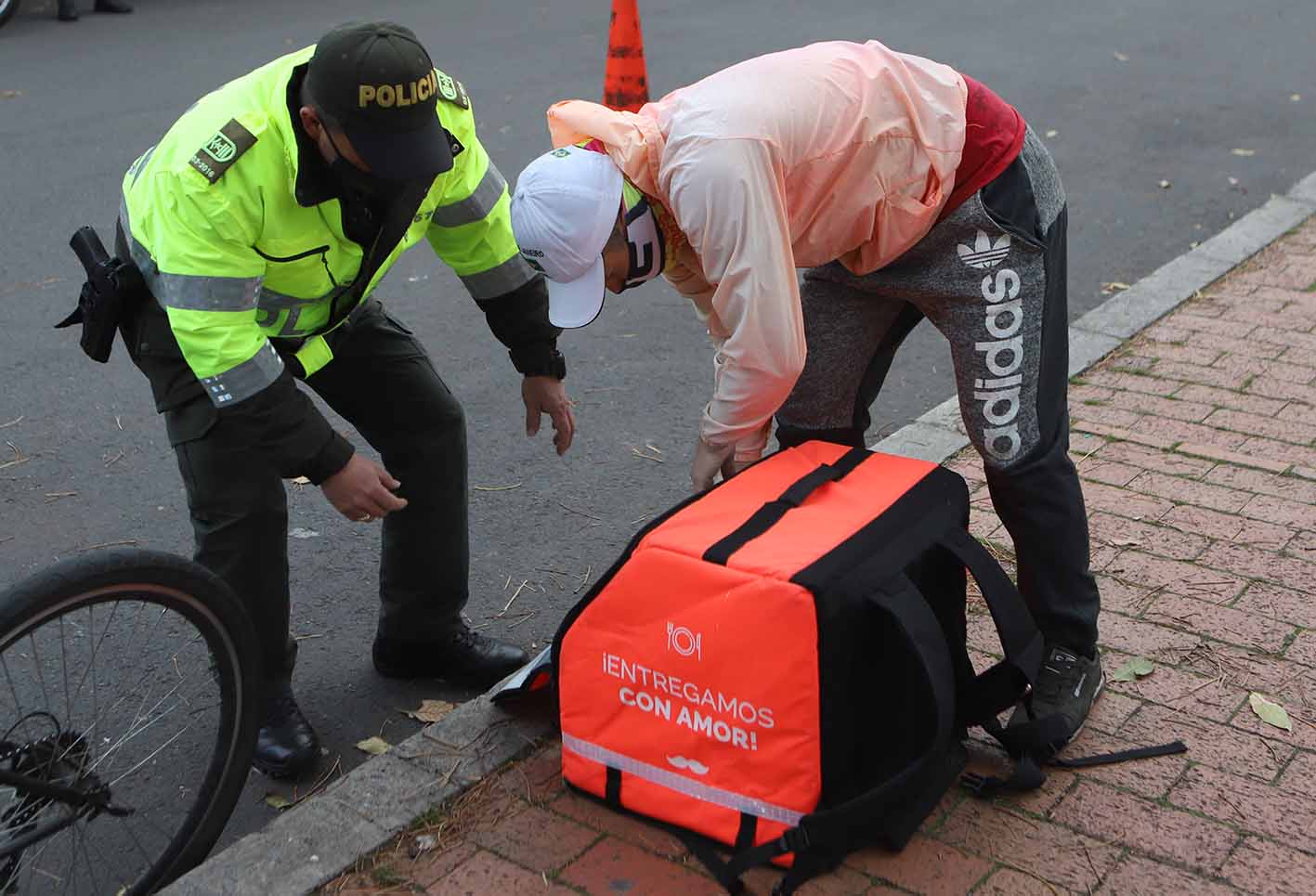 Operativos a domiciliarios en Bogotá