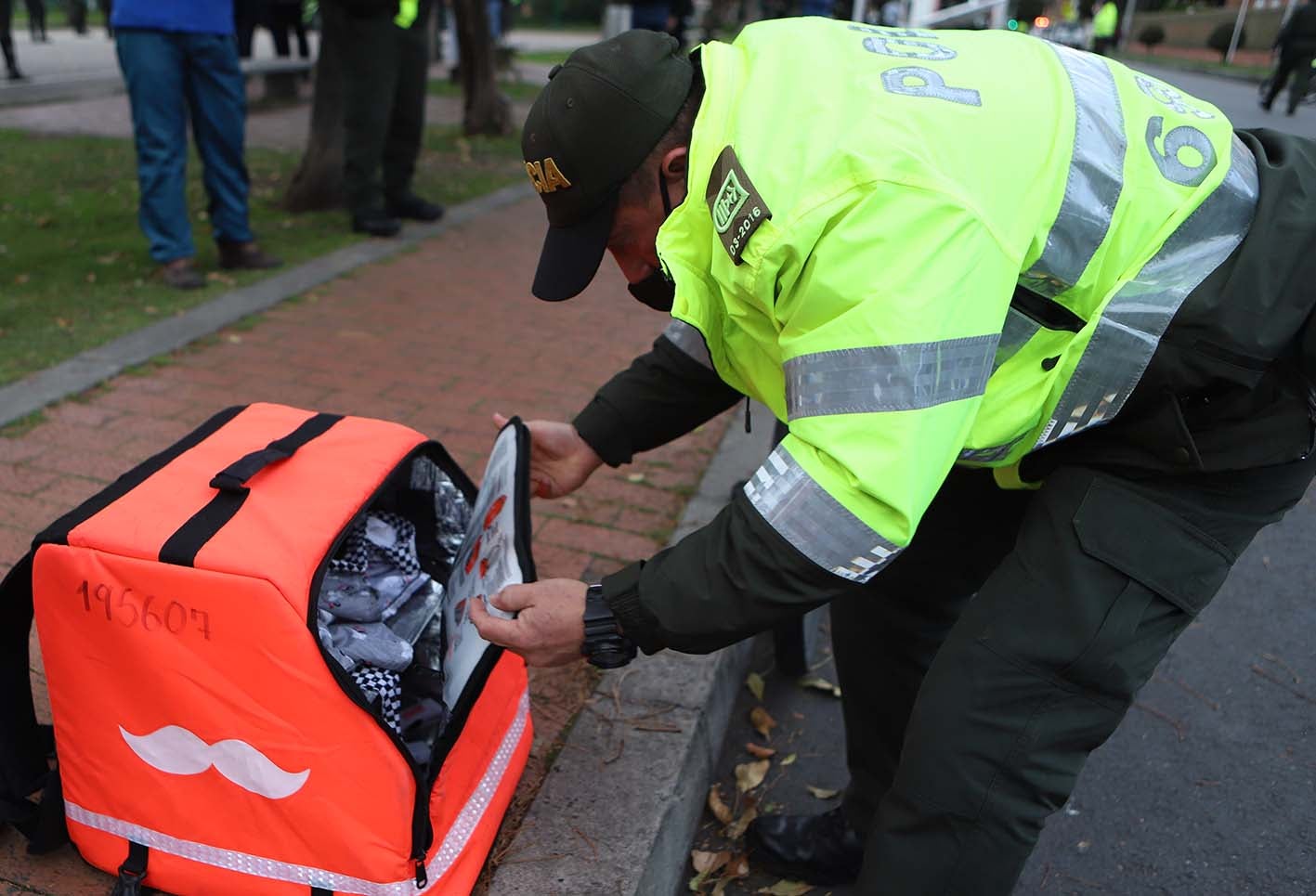 Operativos a domiciliarios en Bogotá