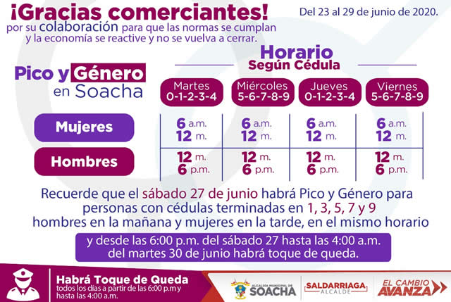 Pico y género Soacha