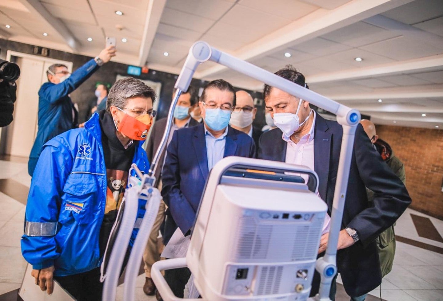 Ventiladores mecánicos / Coronavirus en Bogotá