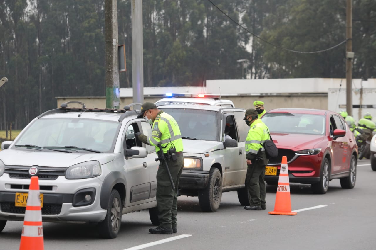 Sanciones en vías de Cundinamarca