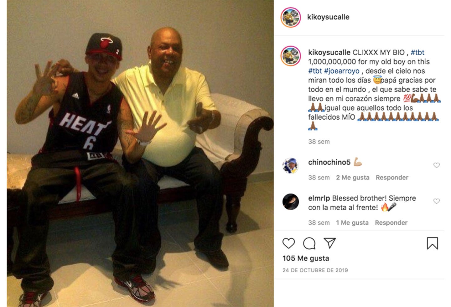 El hijo de Diomedes Díaz con la viuda del Joe Arroyo