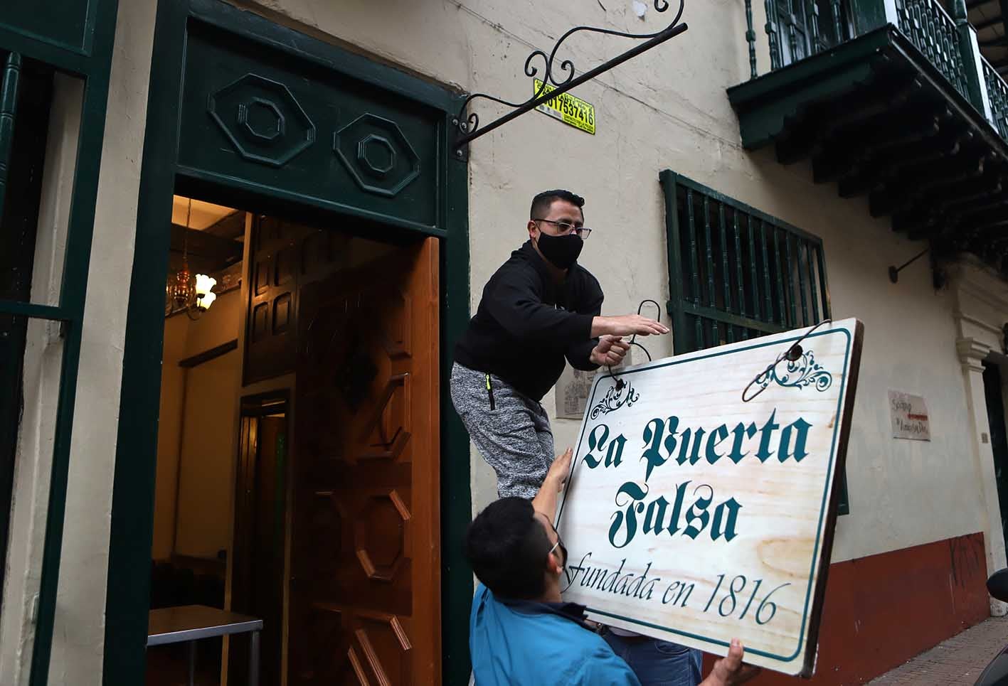 La Puerta Falsa reabre en pandemia / Restaurantes de Bogotá