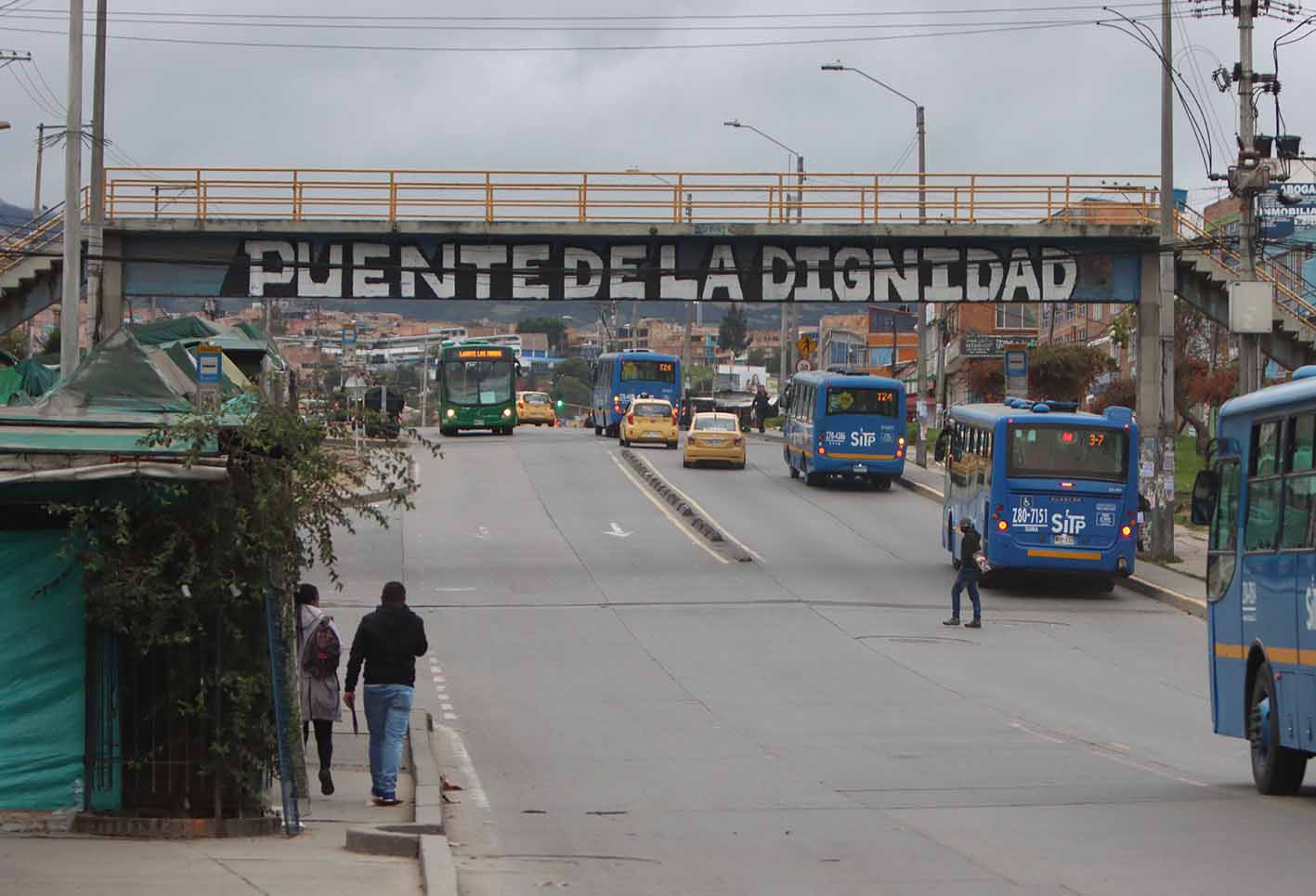 Cuarentena sectorizada en Bogotá / Desinfección de calles en Usme / Coronavirus en Bogotá