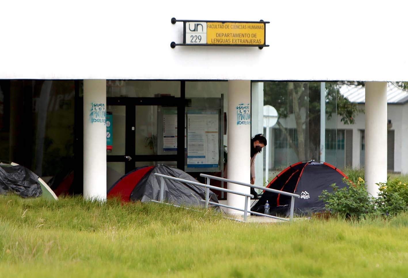 Toma de estudiantes de Universidad Nacional / Protestas de estudiantes por matriculas