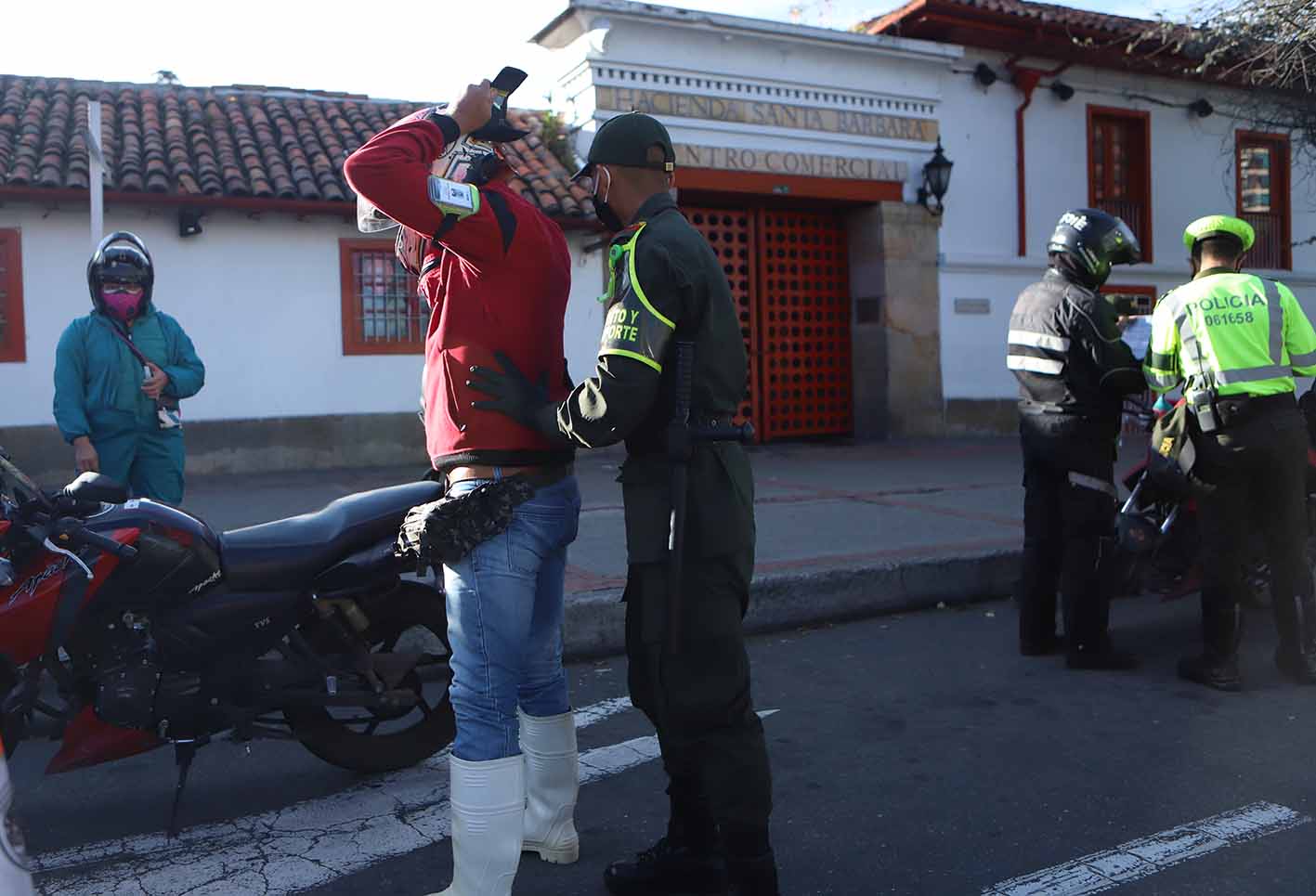 La Policía puso en marcha un dispositivo de seguridad para blindar el norte de Bogotá.