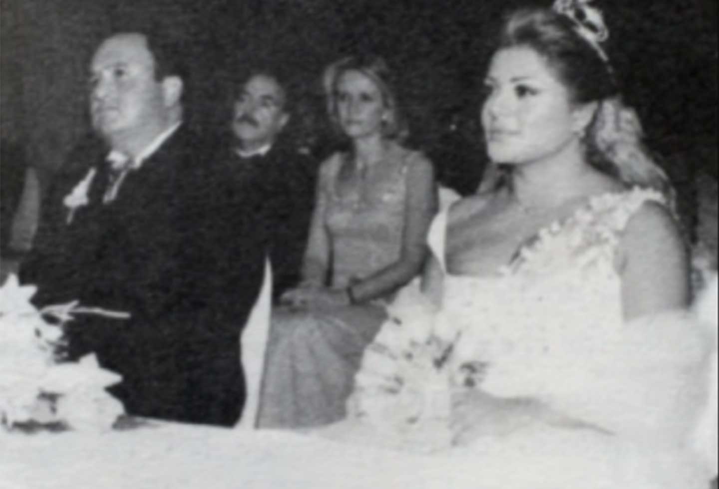 En el matrimonio de Marbelle y Royne Chávez el testigo en la ceremonia civil fue el presidente Andrés Pastrana Arango.