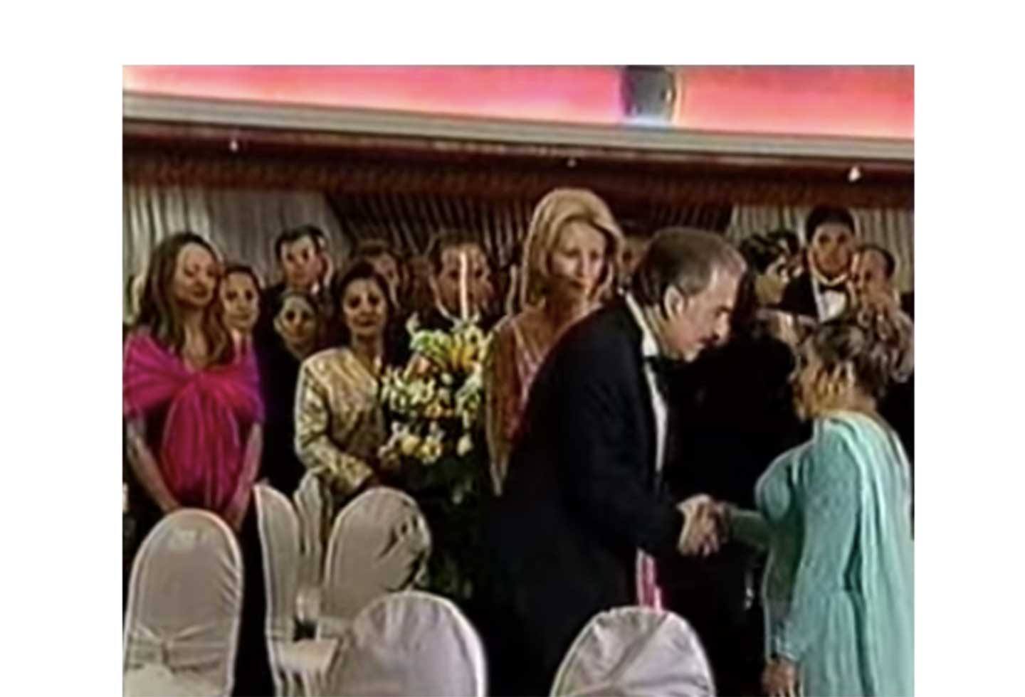 Hasta el presidente Andrés Pastrana estuvo en el matrimonio de Marbelle y Royne Chávez.