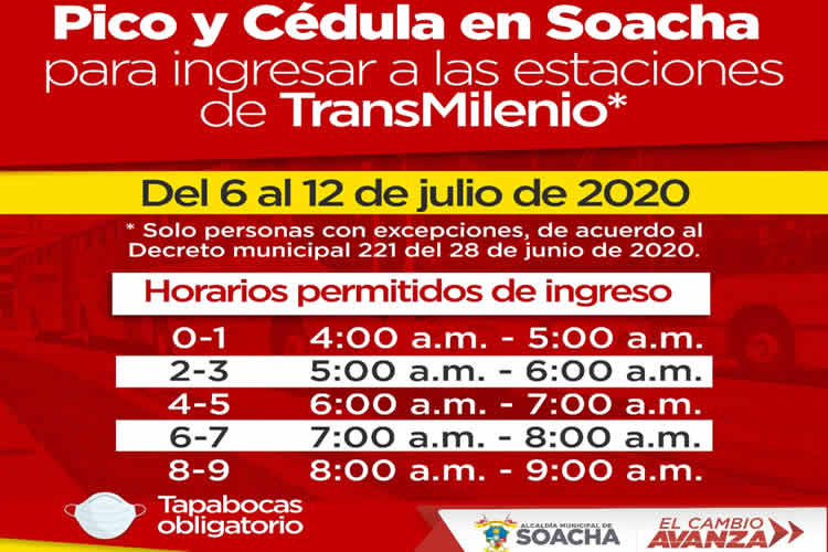 Pico y cédula en Soacha