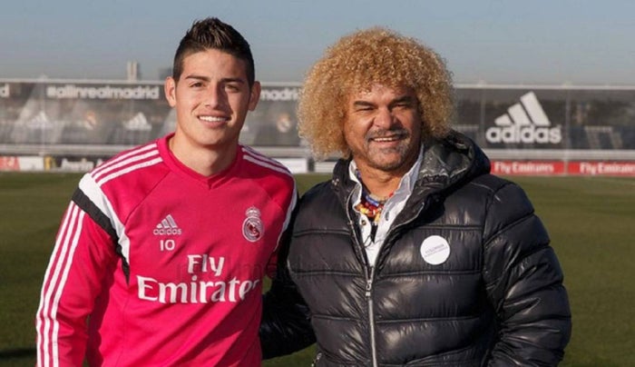 James Rodríguez y Pibe Valderrama