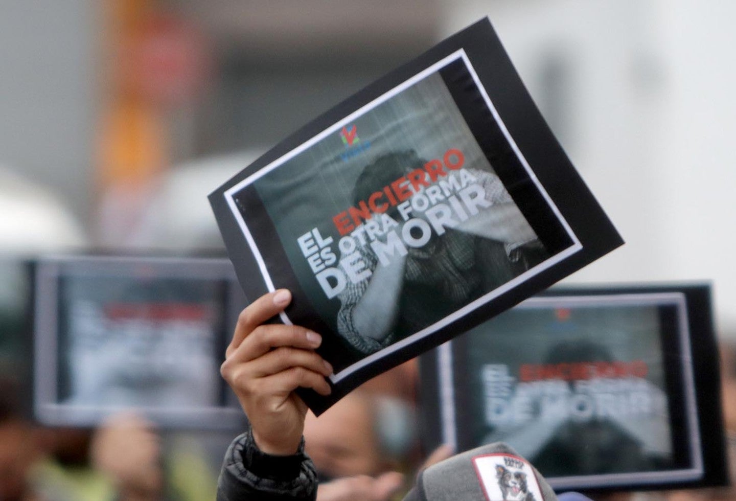 Protesta de comerciantes en Bogotá
