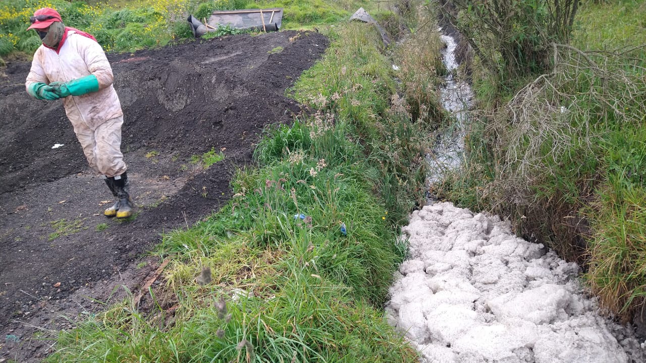 Daño en tubo de lixiviados en Doña Juana