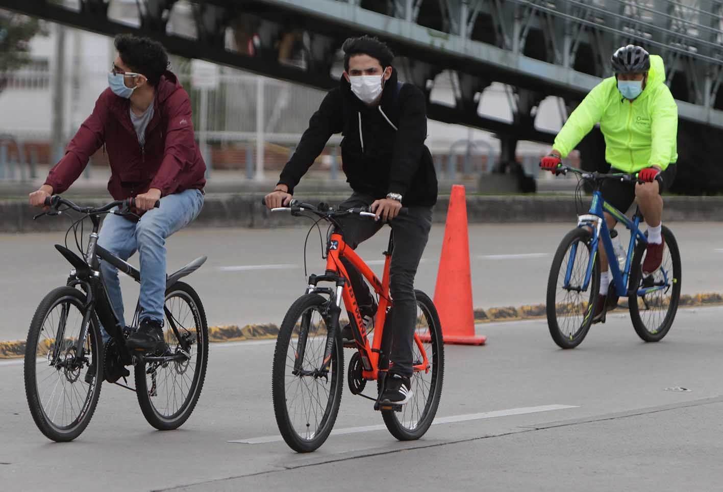 Ciclovía en Bogotá después de cuarentena, 30 de agosto de 2020