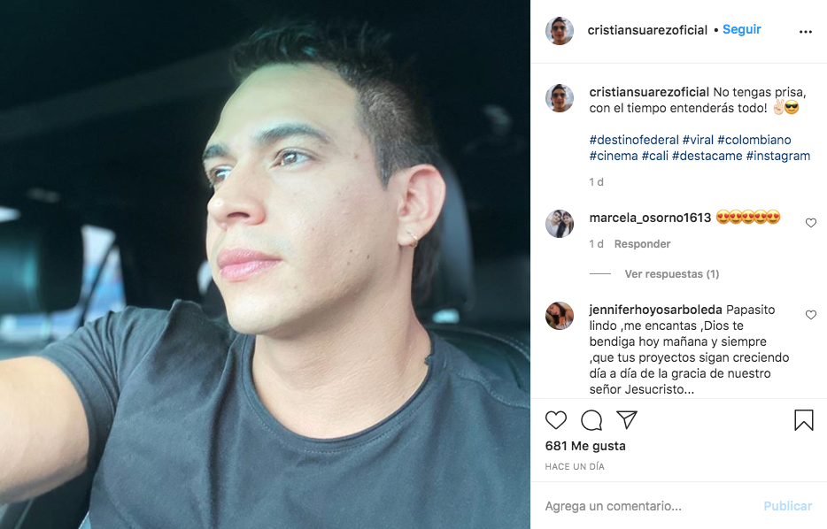 Cristián Suárez, llorón de Protagonistas de Nuestra Tele