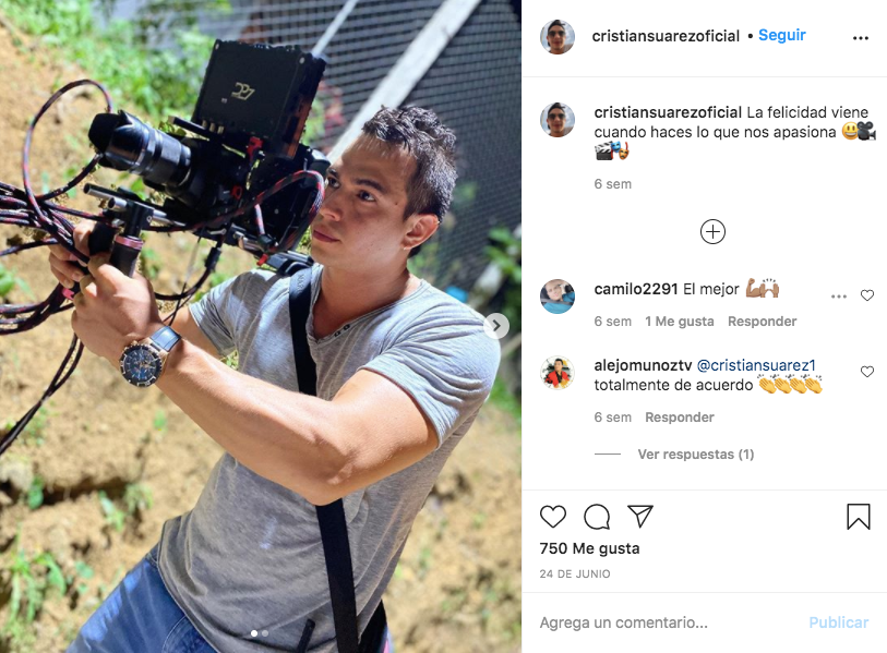 Cristián Suárez, llorón de Protagonistas de Nuestra Tele