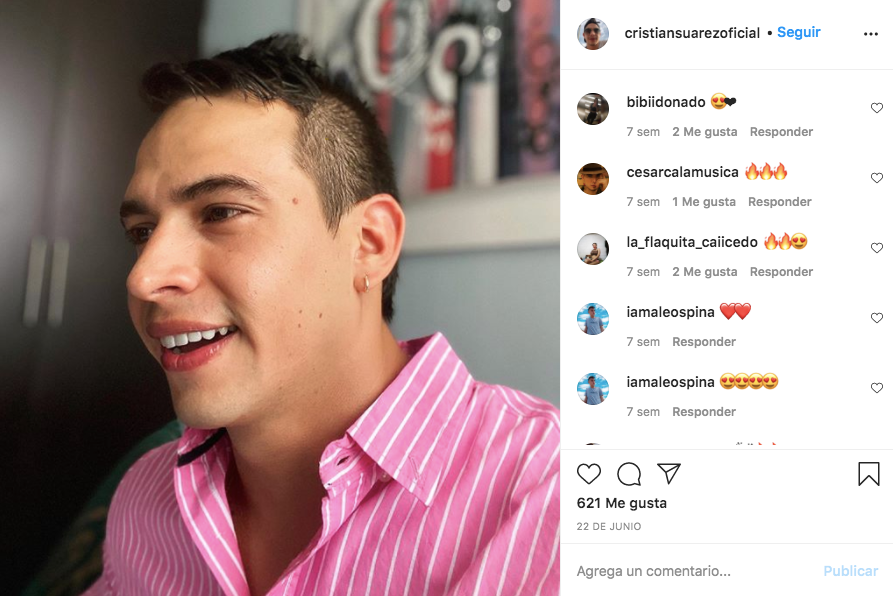 Cristián Suárez, llorón de Protagonistas de Nuestra Tele