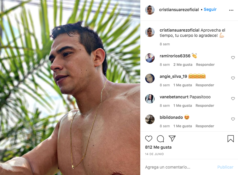 Cristián Suárez, llorón de Protagonistas de Nuestra Tele