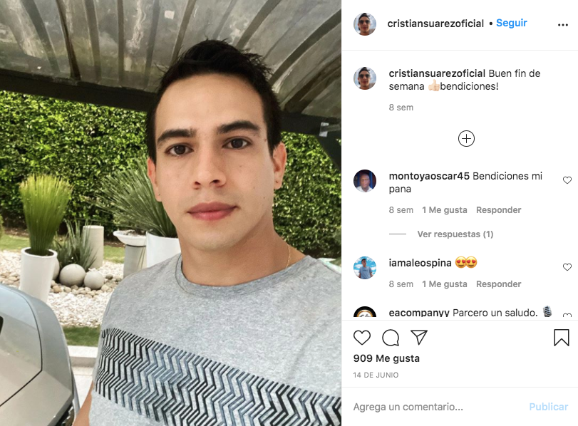 Cristián Suárez, llorón de Protagonistas de Nuestra Tele