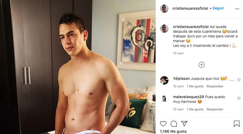 Cristián Suárez, llorón de Protagonistas de Nuestra Tele