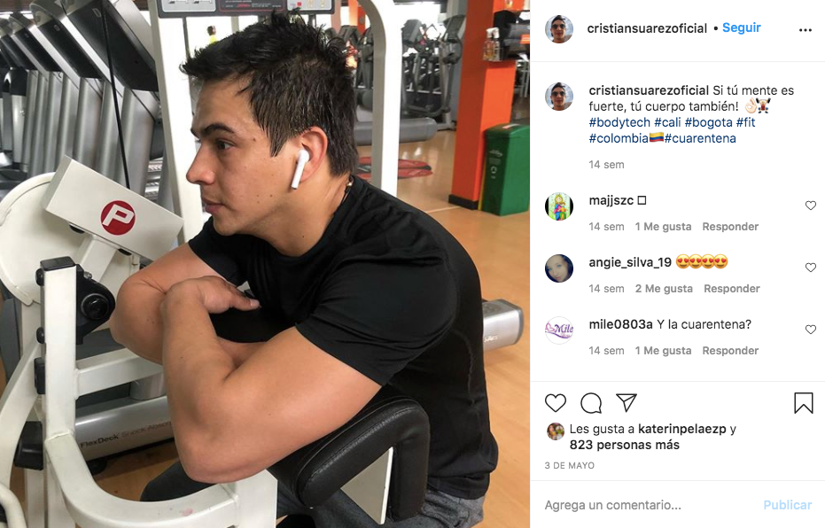 Cristián Suárez, llorón de Protagonistas de Nuestra Tele