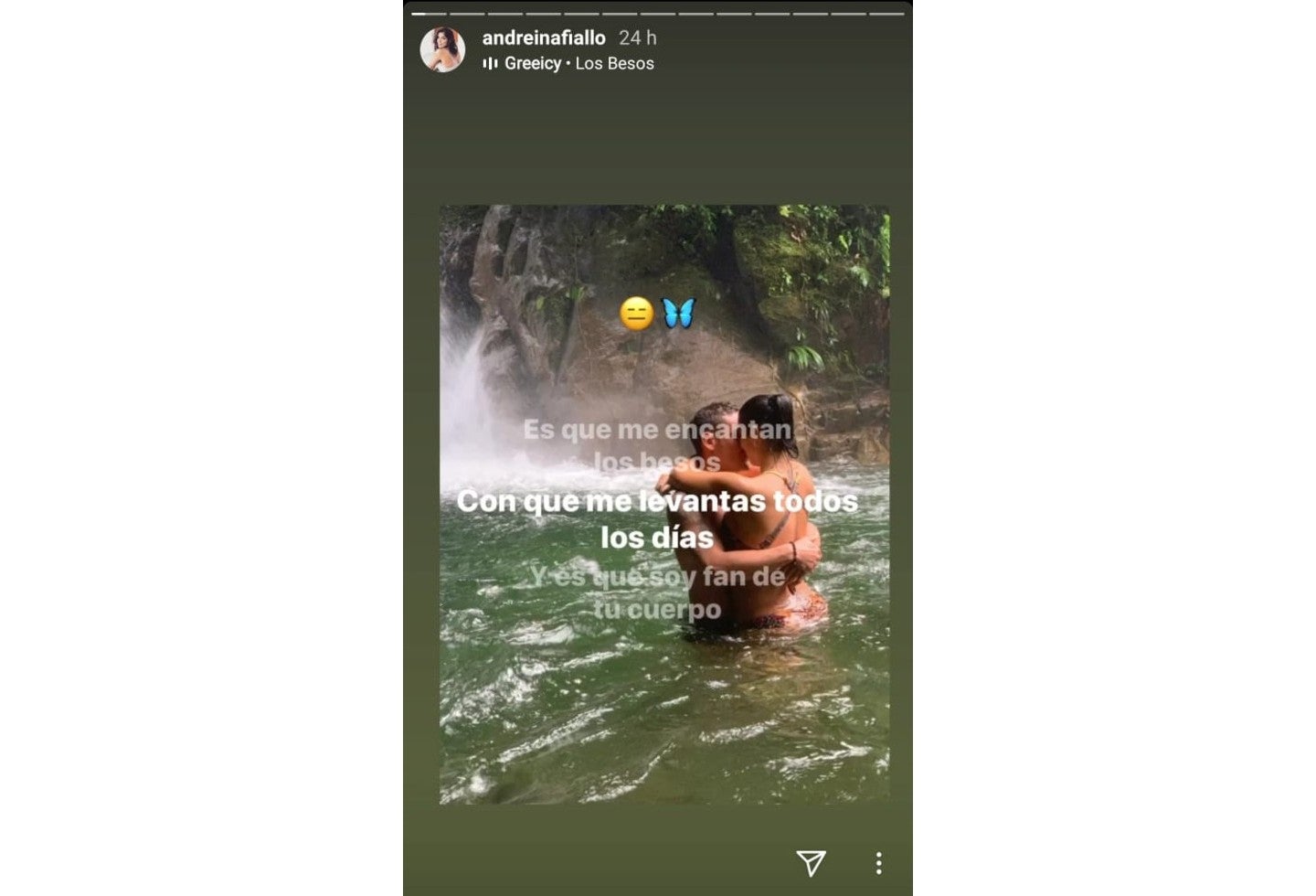 Andreina Fiallo y Javier Reina juntos