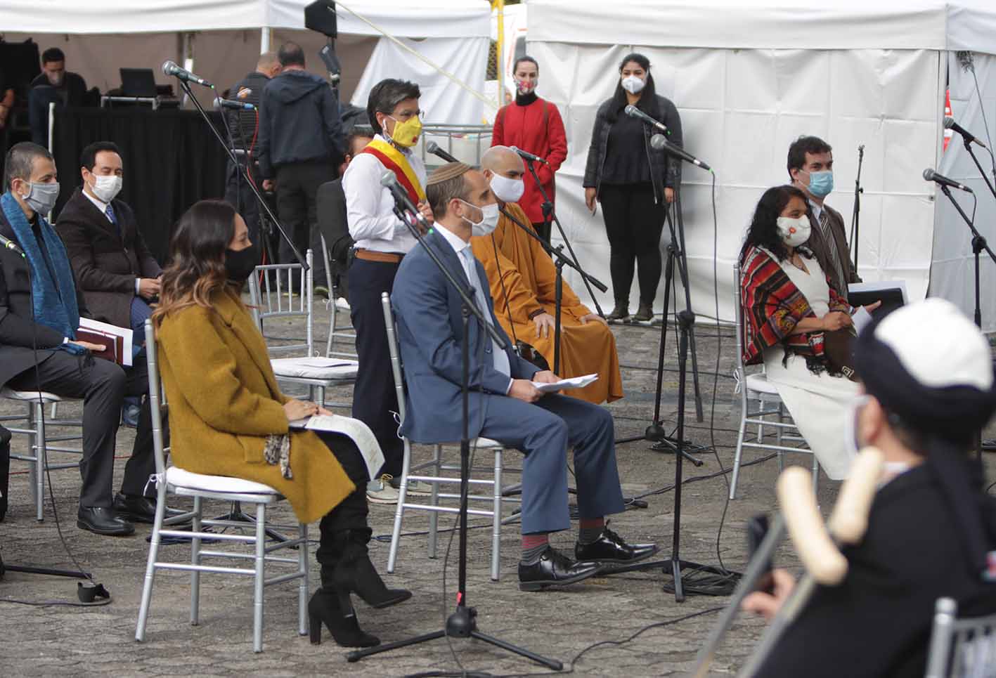 Claudia López / Celebración de cumpleaños de Bogotá en pandemia