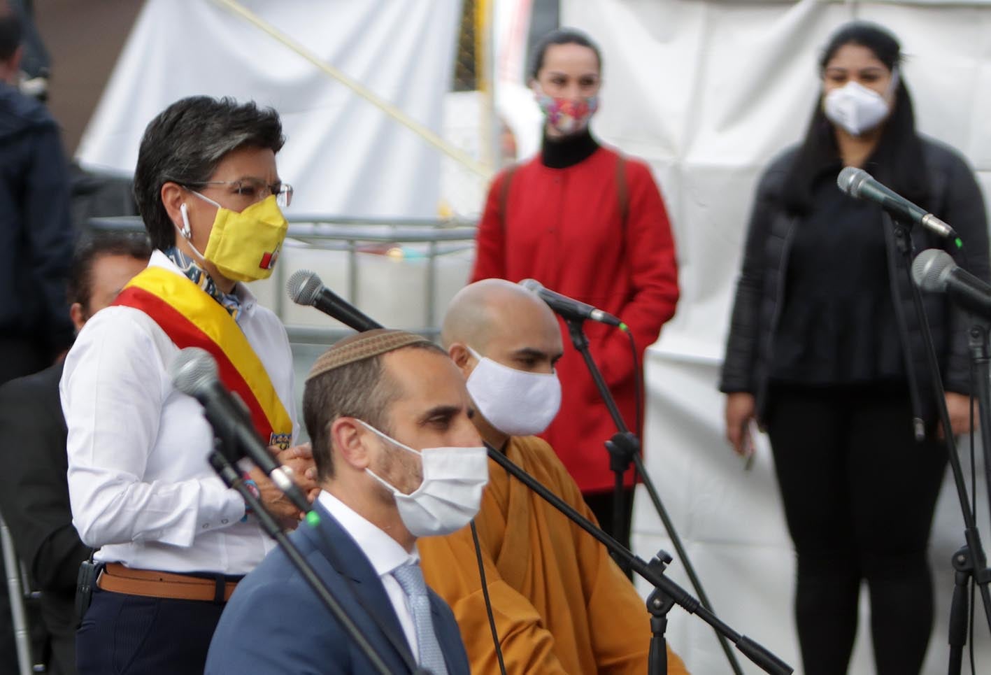 Claudia López / Celebración de cumpleaños de Bogotá en pandemia