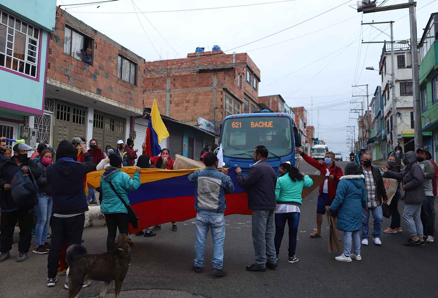 Protestas en Ciudad Bolívar por falta de ayudas