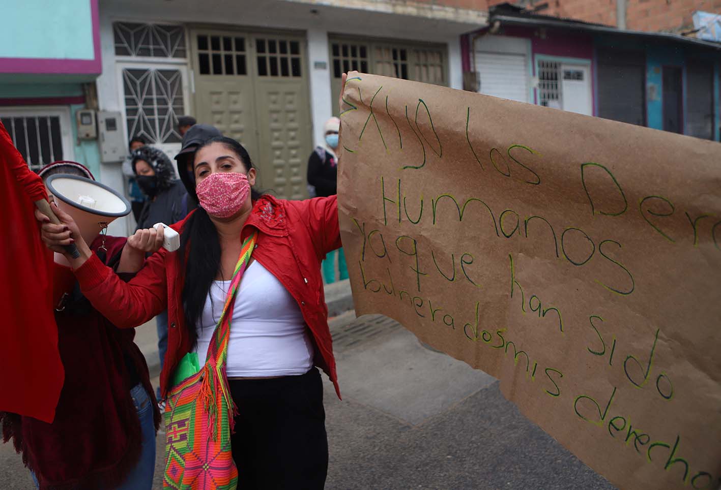 Protestas en Ciudad Bolívar por falta de ayudas