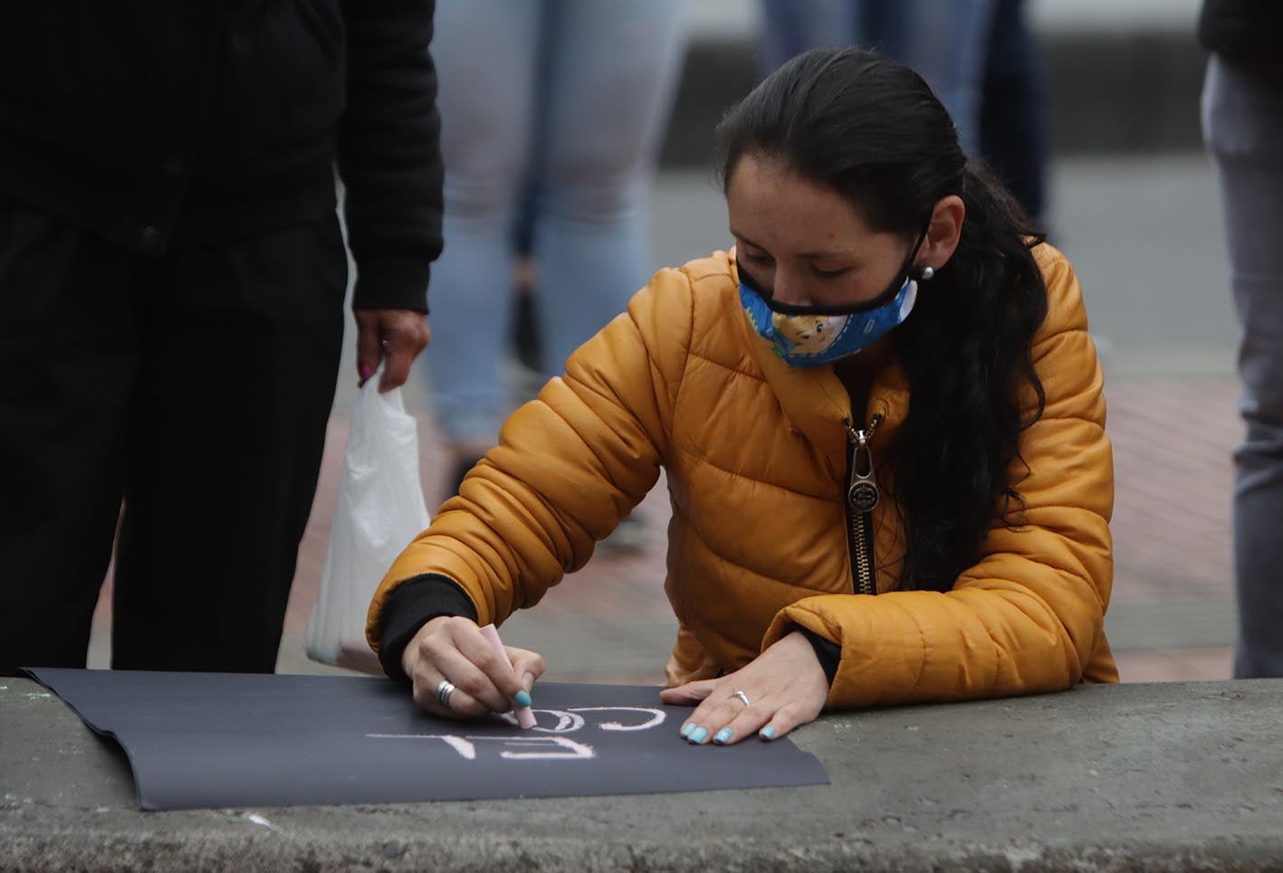 Protestas de comerciantes paralizan a Bogotá