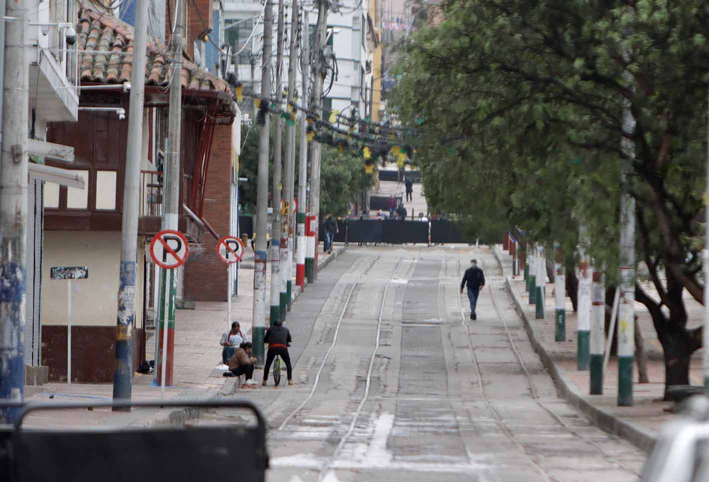 Protestas de comerciantes paralizan a Bogotá