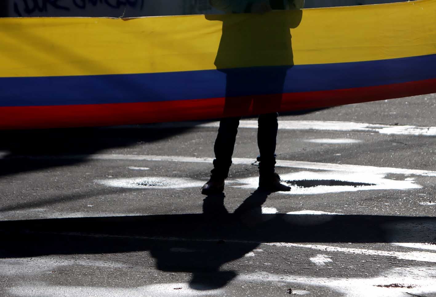 Protestas de comerciantes paralizan a Bogotá