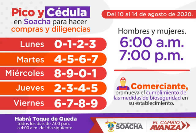 Pico y cédula Soacha