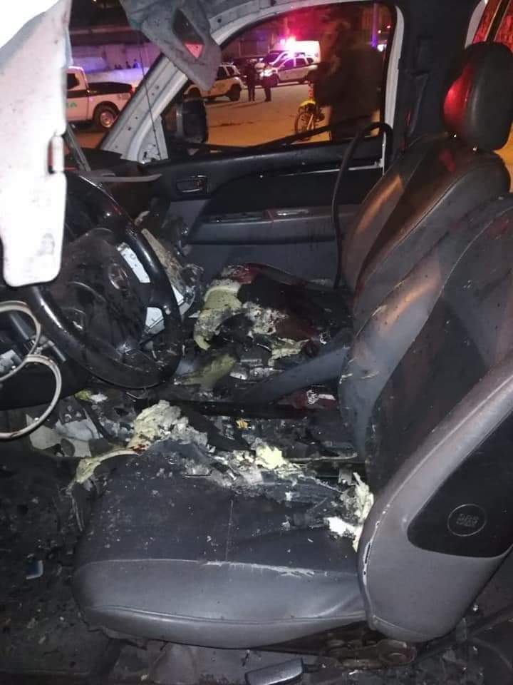 Policías heridos en Soacha